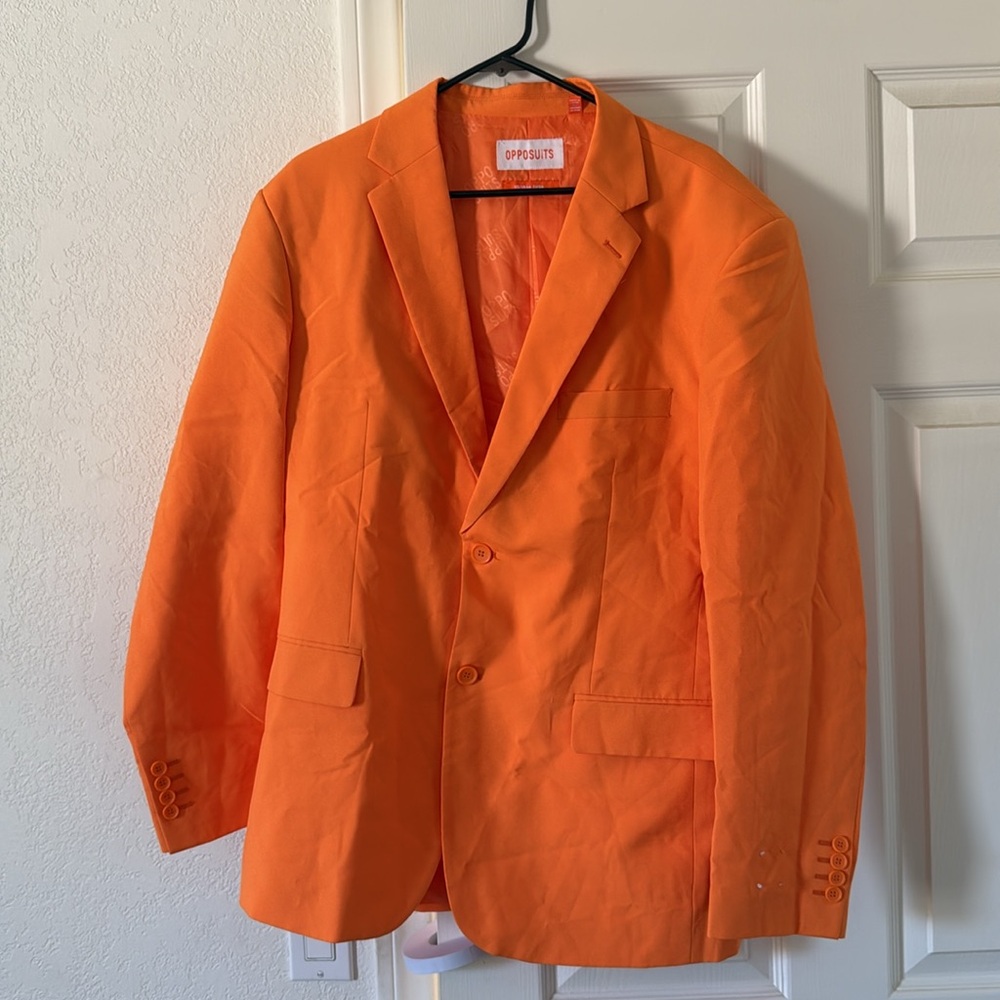 OppoSuits Vibrant Orange Suit - Picture 3 of 8